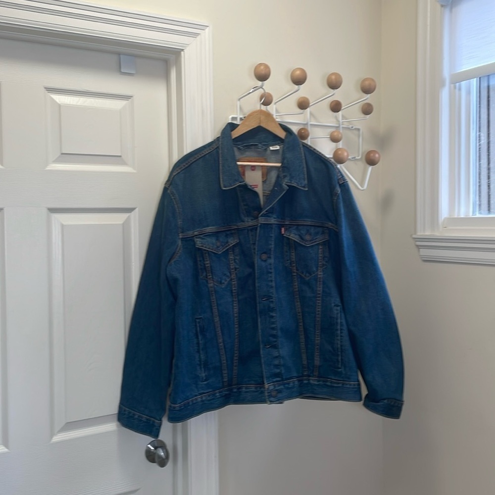 Levi's - NWT Classic Oversized Denim Jean Jacket - Blue - XXL